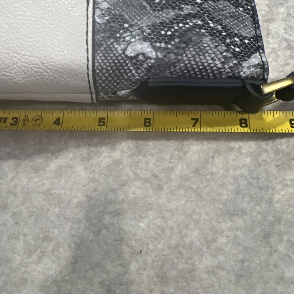 Fossil Amelia Python White Leather Crossbody Handbag SHB2303874 NWT $168 MSRP - Picture 5 of 11
